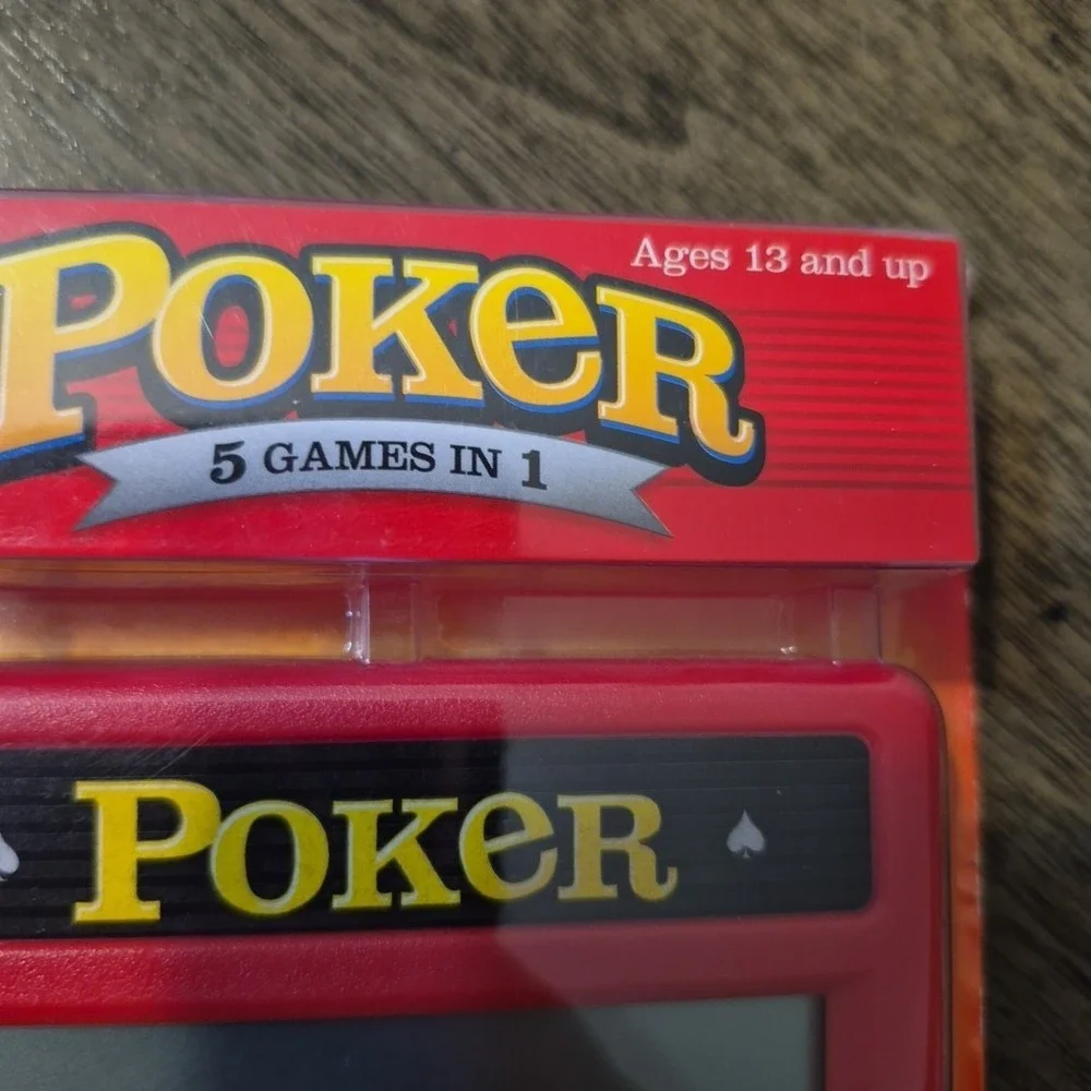 NIP Handheld Electronic Poker 5 Games in One Draw*Deuces*Bonus*2xBonus& 2x2Bonus